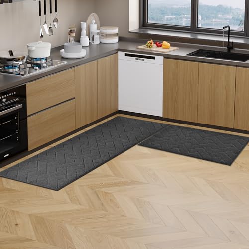 Kitchen Runner Rugs Set 24" x 36"+24" x 60"