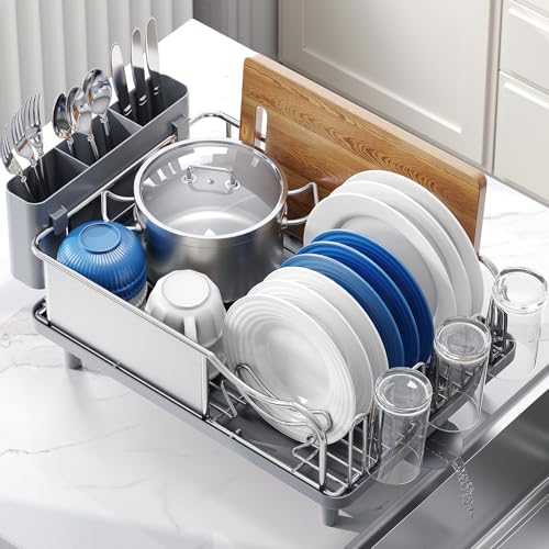 Stainless Steel Dish Drying Rack for Kitchen Counter