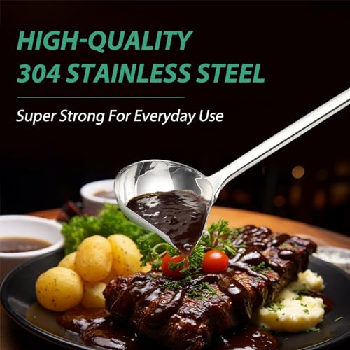 Large Gravy Ladle with Spout