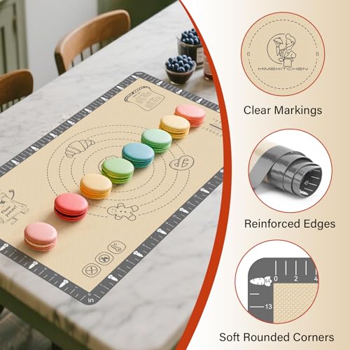 Extra Thick Silicone Mat for Baking Macaron