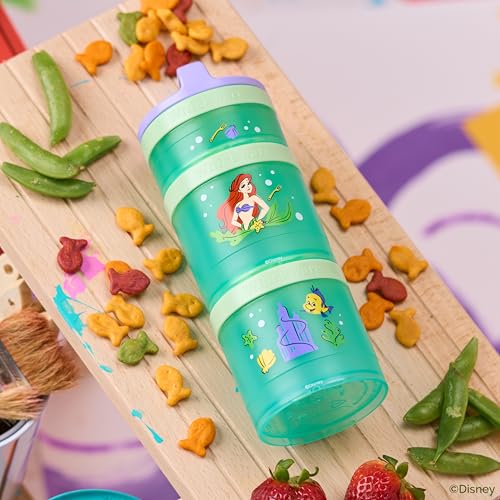 Disney Princess Stackable Snack Containers for Kids