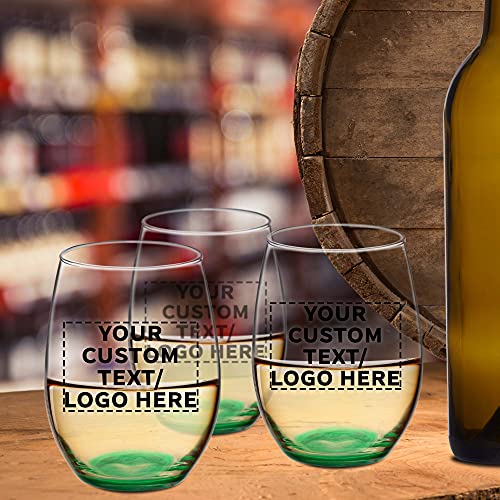 50 ARC Stemless Wine Glasses Set (50 Count)