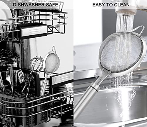 304 Stainless Steel Fine Mesh Strainers for Kitchen