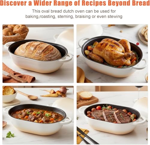 2.5 QT Enameled Cast Iron Sourdough Bread Oven