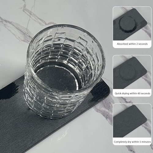 2Pcs Stone Soap Trays Water Absorbing Diatomite Coaster (2 Count)