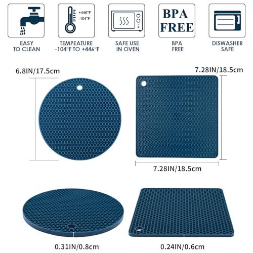 Silicone Trivets for Hot Dishes