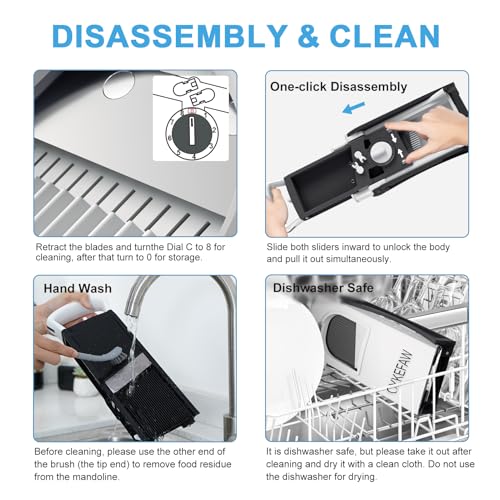 Safe Mandoline Slicer for Kitchen