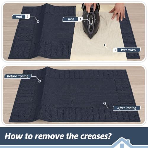 Kitchen Rugs Non Slip Washable 2PCS (6.25 Sq Ft)