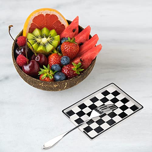 Spoon Rest Ceramic Spoon Rest for Kitchen Counter Dishwasher Safe Marble Decor Spoon Holder for Kitchen