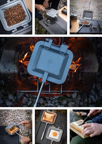 Sandwich Maker Hot Sand Single Burner Gas Fire Open Fire Compact Aluminum TT