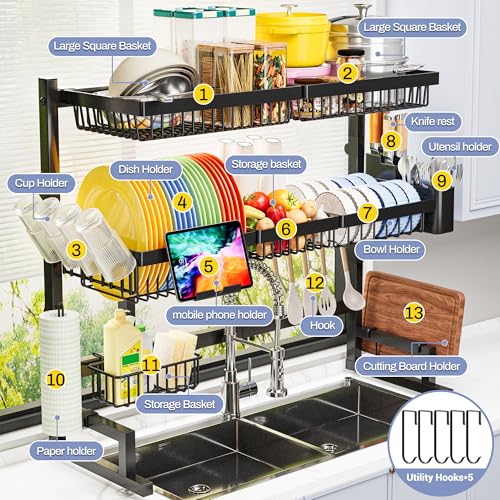 Over The Sink Dish Drying Rack