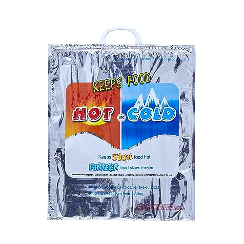 Hot and Cold Insulated Bags for Food Delivery (6 Count)