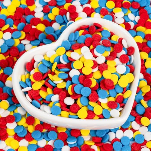Colorful Round Confetti Sprinkles (4.5 Ounce)