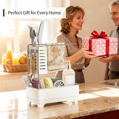 2 Tier Sponge Holder for Kitchen Sink Caddy Organizer