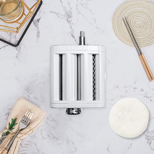 Pasta Maker Attachment 3 in 1 Set for KitchenAid Stand Mixers Included Pasta Sheet Roller