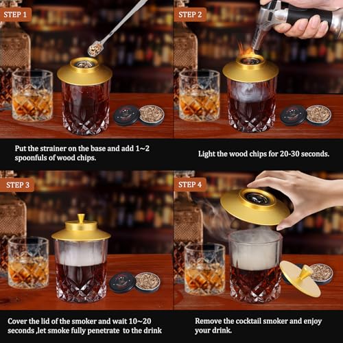 Cocktail Smoker Kit with Torch