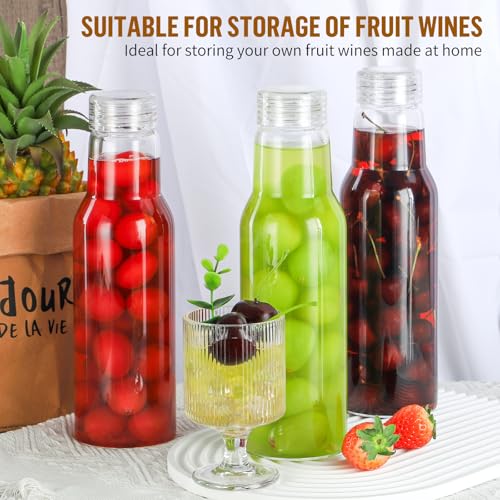 25 Oz Glass Bottles with Lids (4 Count)