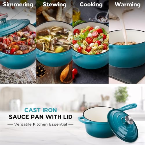 Enameled Cast Iron Sauce Pan