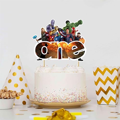 Suprhero One Cake Topper