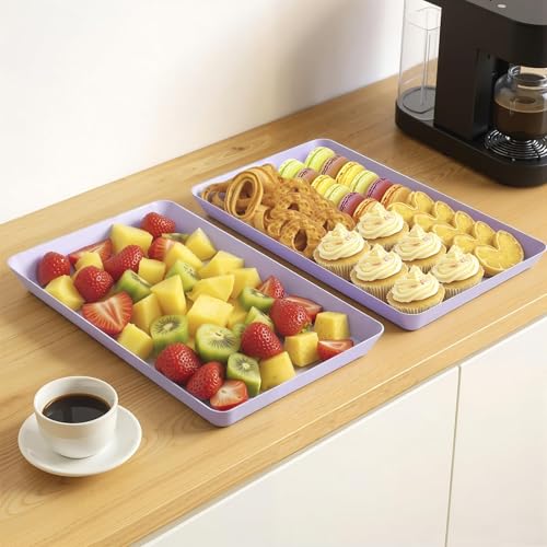 4 pcs Serving Tray for Entertaining (4 Count)