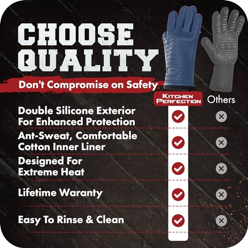 Silicone Smoker BBQ Gloves (2 Count)