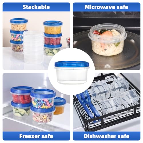 Freezer Storage Containers (12 Count)
