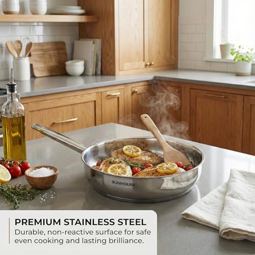 10 Inch Stainless Steel Frying Pan