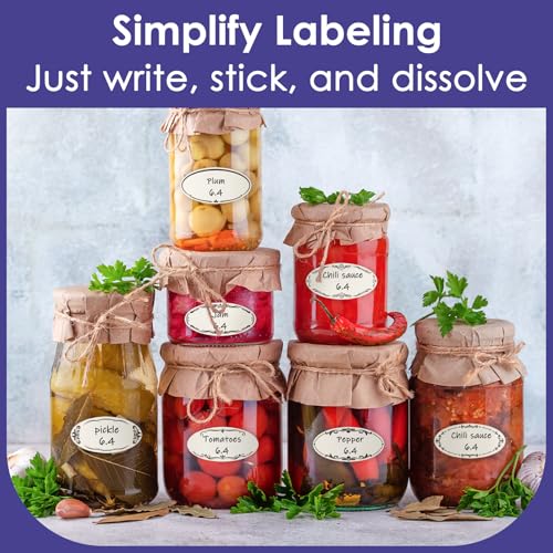 Water Soluble Canning Labels (400 Count)