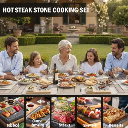 Hot Steak Stone Cooking Set