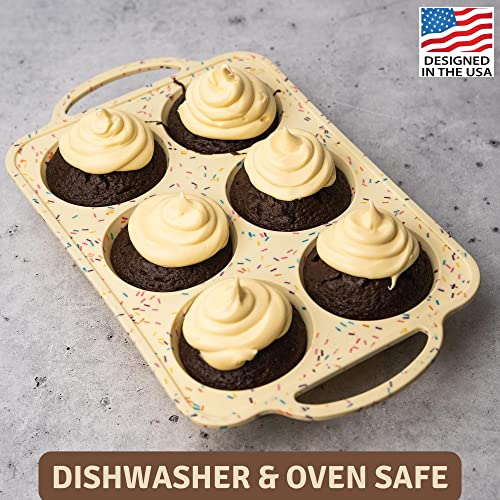Confetti Silicone Jumbo Muffin Pan