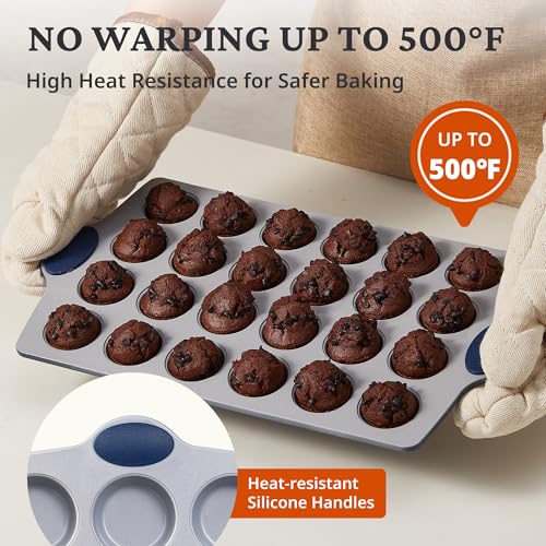 Ceramic Mini Muffin Pan (2 Count)