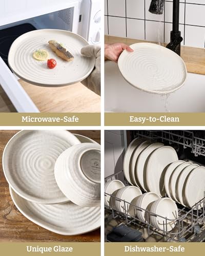 Pluto 12 Piece Stoneware Dinnerware Set