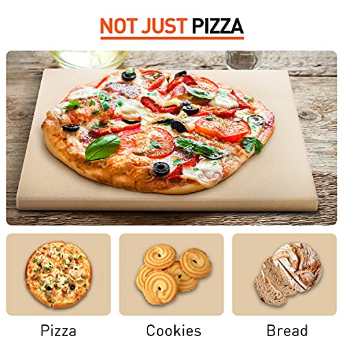 Pizza Stone for Oven and Grill 15 x 12 Inch