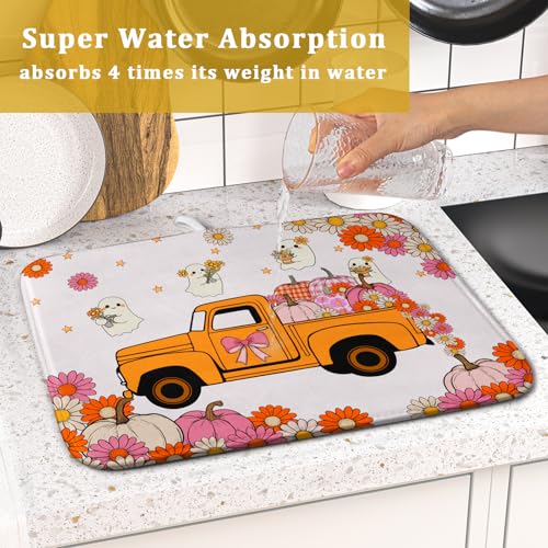 Lovely Ghost Dish Drying Mat