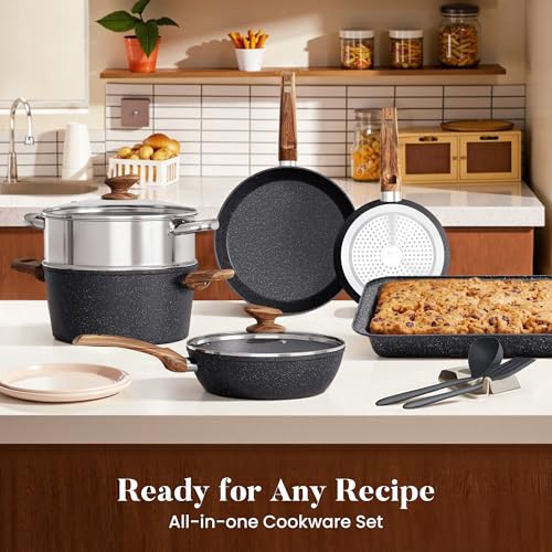 17Pcs Pots and Pans Set