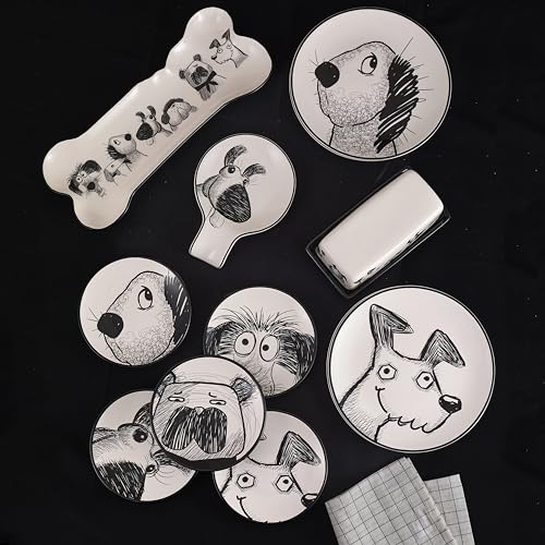 Doodle Pawtrait Spoon Rest for Stove Top