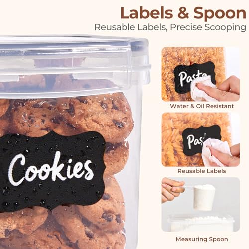 Airtight Food Storage Containers with Lids 7size 11Pack (11 Count)