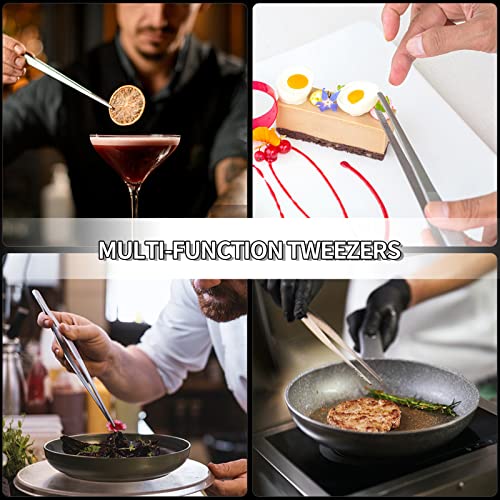 Stainless Steel Food Tweezers Multi (2 Count)