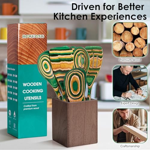 Wooden Spoons for Cooking (7 Count)
