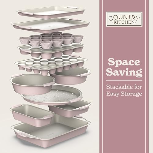 Nonstick Stackable Bakeware Set (22 Count)