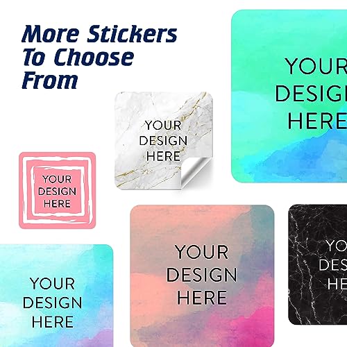 100 Custom Vinyl Stickers (100 Count)