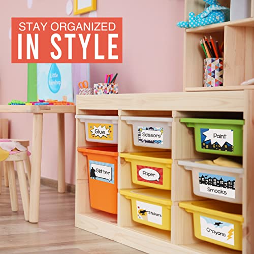 Self Adhesive Name Tags Sticker (56 Count)