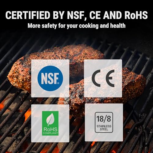 TempTrack Digital Meat Thermometer for Cooking and Grilling