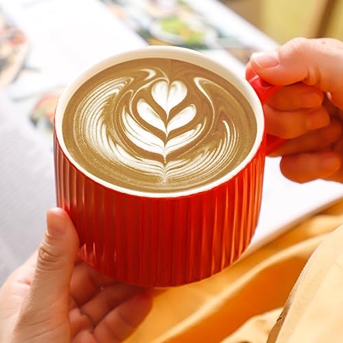 Red Coffee Mugs (4 Count)