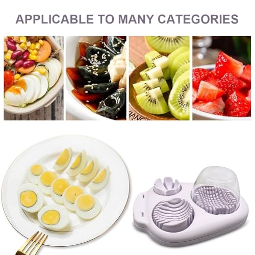 1 Pcs Heavy Duty Egg Slicer with 3 Cutting Modes