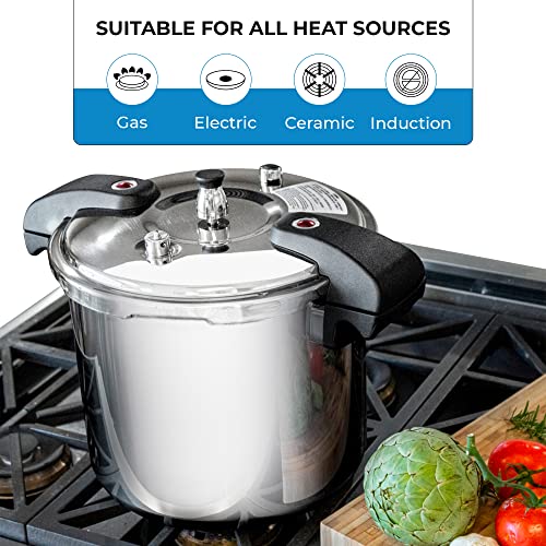 15 Qt Pressure Cooker Stainless Steel