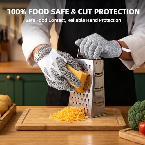 Steel. Fine. No Cuts. Food Grade Cut Resistant Glove