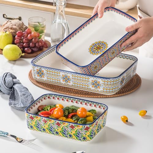 Ceramic Casserole Dishes Set of 3 (3 Count)