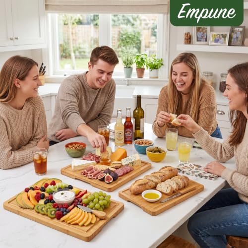 Bamboo Cutting Boards for Kitchen (3 Count)