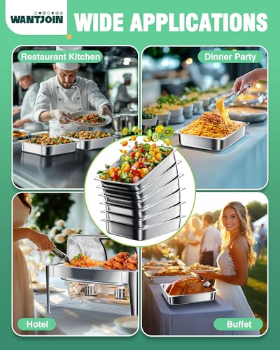 Stainless Steel Steam Table Hotel Pan Set 1 (6 Count)